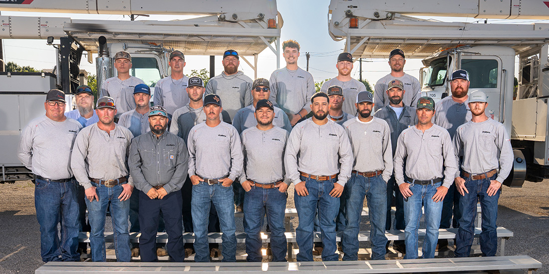 CoServ Operations Employees who will participate in Light Up Navajo in 2026. Photo by BRIAN ELLEDGE
